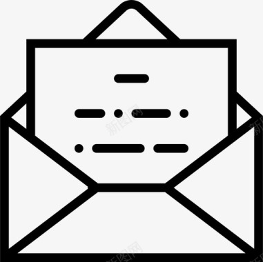 邮件内容税务文件情书图标图标