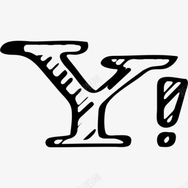 雅虎略图Logo变体略图社交图标图标