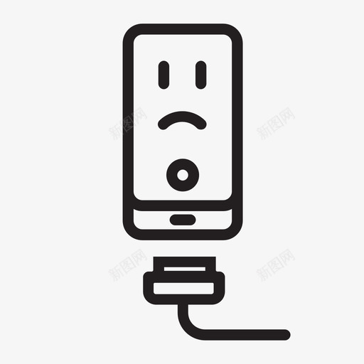 充电器错误图标svg_新图网 https://ixintu.com 充电器错误