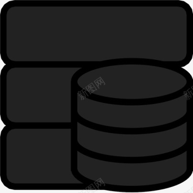 数据库存储存储库图标图标