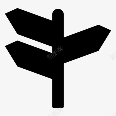 路标道路选择图标图标