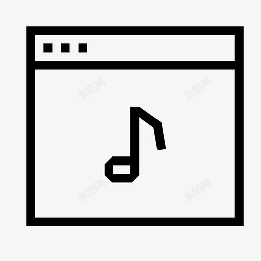 音乐页面用户帐户声音图标svg_新图网 https://ixintu.com https itunes 和谐 声音 用户帐户 界面 窗口 角度界面 音乐页面 音频