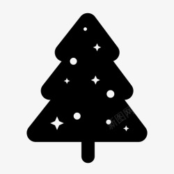 圣诞活动图圣诞树圣诞星星图标高清图片