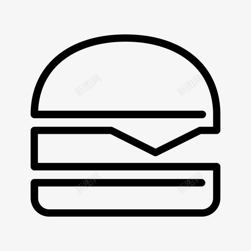 奶酪汉堡汉堡包食物图标svg_新图网 https://ixintu.com 健康 奶酪汉堡 汉堡世界 汉堡包 消费 熟食 肥肉 食物