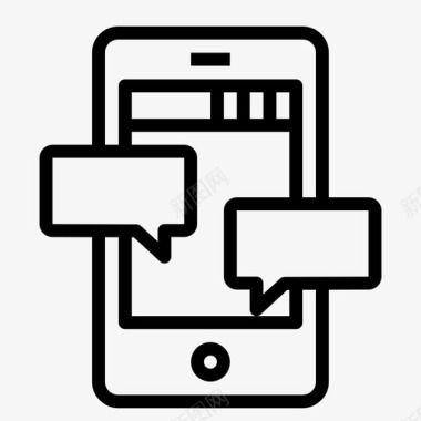 短信手机maudlin图标图标