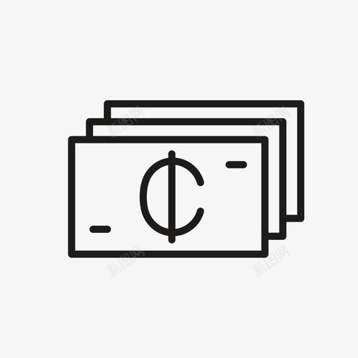 cedi钞票现金图标svg_新图网 https://ixintu.com cedi cold 世界货币 加纳 现金 硬 货币 钞票