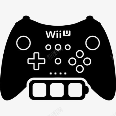 WiiU全电池游戏控制符号控制视频游戏图标图标