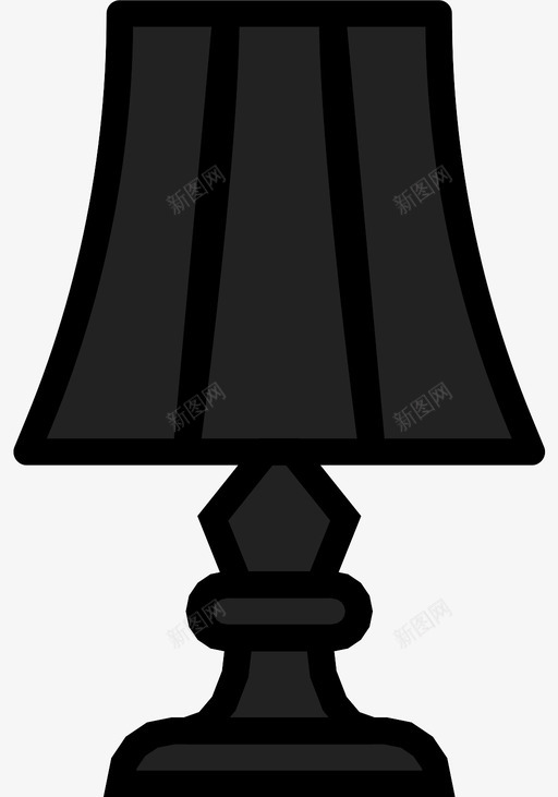 房间灯照明室内图标svg_新图网 https://ixintu.com 卧室 客厅 室内 房间灯 灯泡 照明 装饰 配件