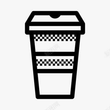 咖啡咖啡豆卡普西诺图标图标