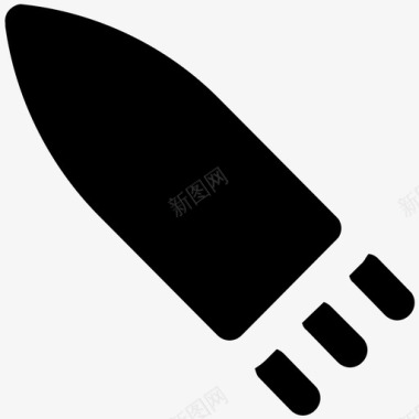 火箭宇宙飞船太空旅行图标图标