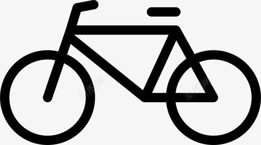 自行车辐条踏板图标图标
