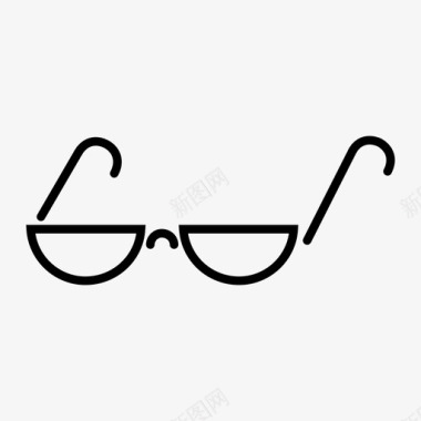 半月眼镜邓布利多眼镜图标图标
