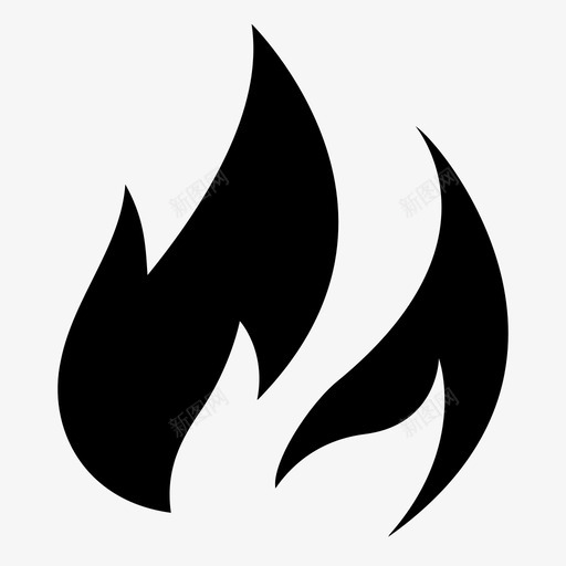 火电自然图标svg_新图网 https://ixintu.com 温暖 火 灾难 热 烹饪 电 自然 野营