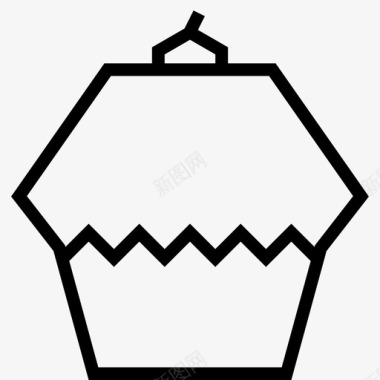 纸杯蛋糕松饼食物图标图标