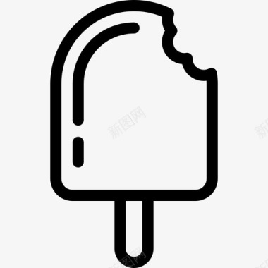 冰淇淋口味夏季图标图标