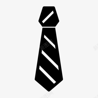 领带图案世代图标图标