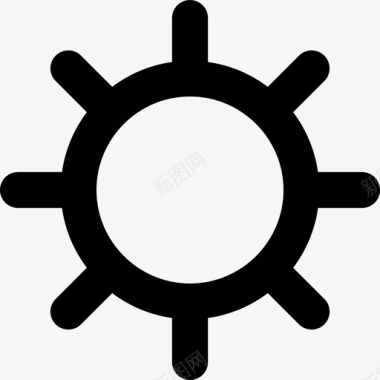 太阳天气标志基本装备图标图标