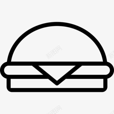 芝士汉堡安格斯食物图标图标
