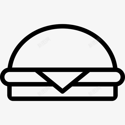 芝士汉堡安格斯食物图标svg_新图网 https://ixintu.com 三明治 华堡 四分之一磅 安格斯 滑块 芝士汉堡 食物 食物饮料概述