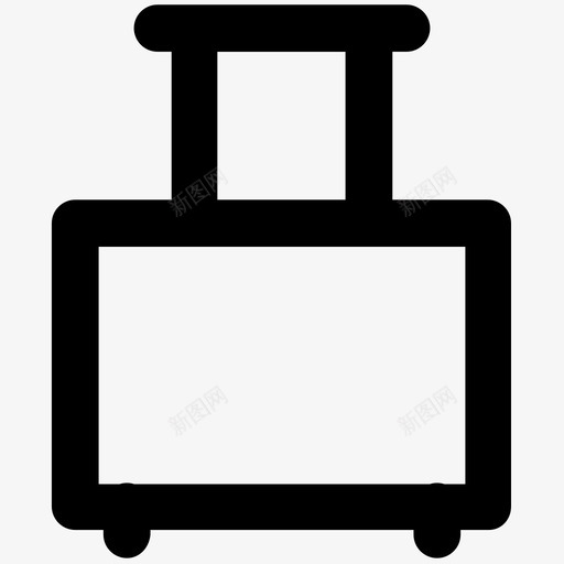 旅行包时尚大胆的线条图标svg_新图网 https://ixintu.com 旅行包 时尚大胆的线条图标