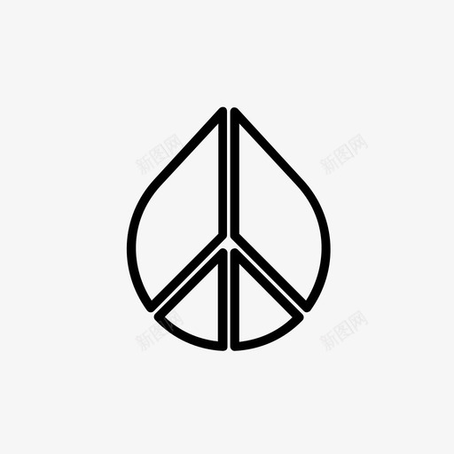 和平和谐没有战争图标svg_新图网 https://ixintu.com 休战 和平 和谐 条约 没有战争 签署