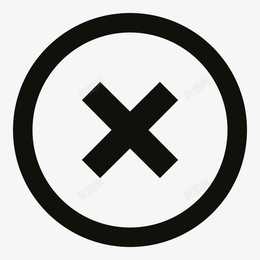 关闭反向of图标svg_新图网 https://ixintu.com of 关闭 关闭按钮 关闭窗口 删除 反向 取整 离开 距离 远