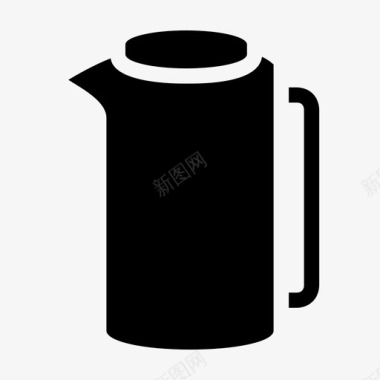 水壶水罐物品图标图标