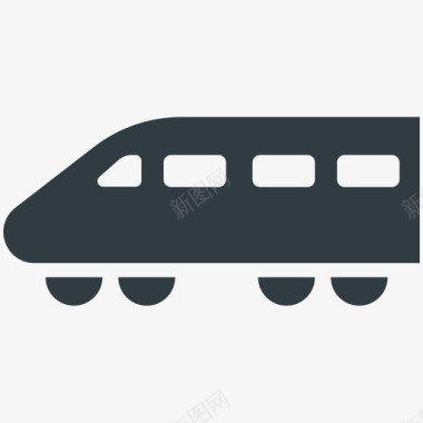 快速列车运输酷标图标图标