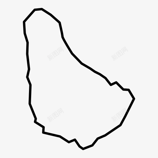 巴巴多斯海洋导航图标svg_新图网 https://ixintu.com 世界地图 位置 加勒比海 国家 地图 导航 岛屿 巴巴多斯 海洋 海滩 热带