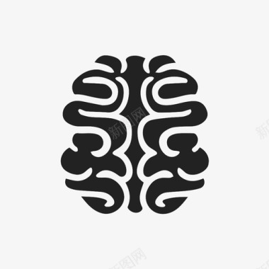 大脑思维器官图标图标