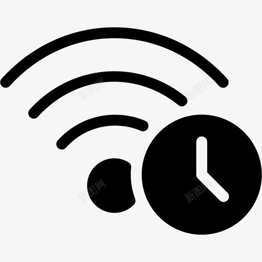 wifi延迟信号最新技术图标svg_新图网 https://ixintu.com wifi延迟 信号 图表 手机 无线 最新技术 缓存 网络实心图标 蓝牙 连接