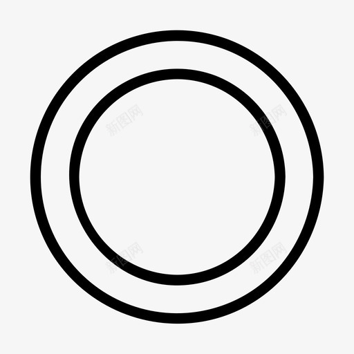 圆中的圆尺寸圆图标svg_新图网 https://ixintu.com 几何 双圆 圆 圆中的圆 尺寸 抽象圆 椭圆 球体 轮廓