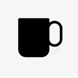 杯子中的可可巧克力采购产品马克杯茶把手图标高清图片