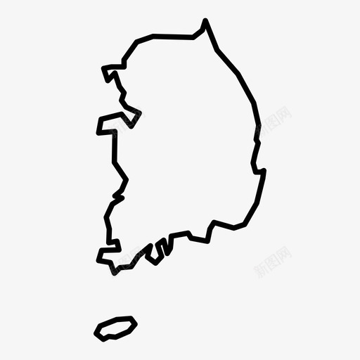 韩国首尔共和国图标svg_新图网 https://ixintu.com 世界地图 东方 亚洲 位置 共和国 加纳姆风格 国家 地图 导航 韩国 首尔