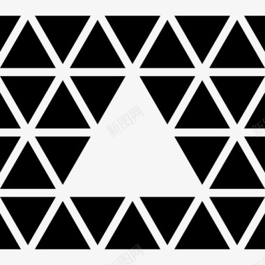 三角形正方形内的三角形形状多边形图标图标