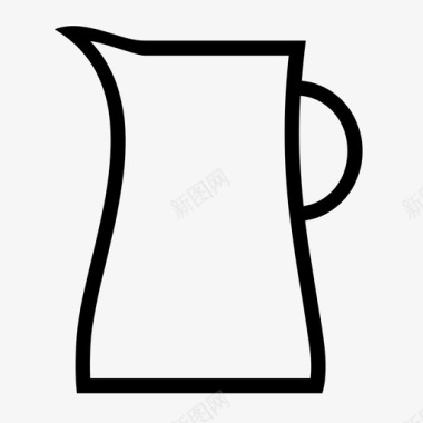 奶精口渴茶图标图标