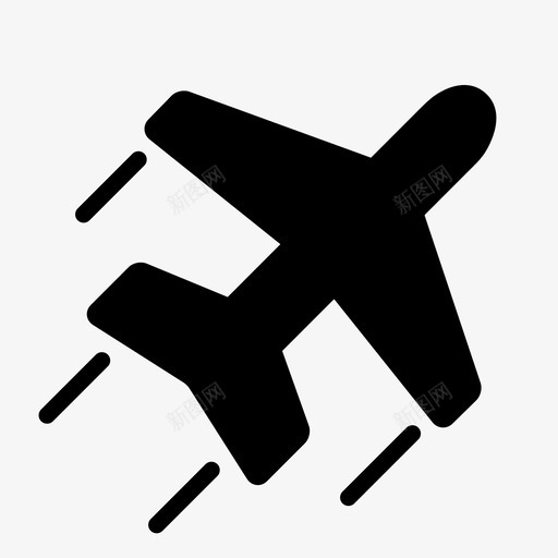飞机物流高空图标svg_新图网 https://ixintu.com 云 天空 工厂 机场 物流 货物 运载 飞机 高空