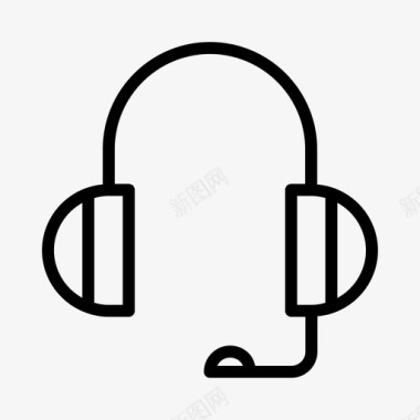 耳机耳廓耳朵图标图标
