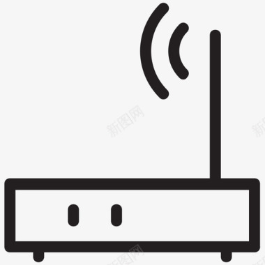 wifi路由器按钮互联网扩展器图标图标