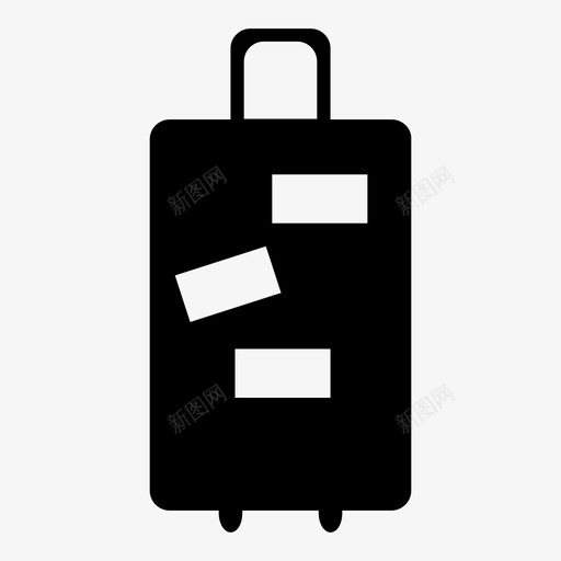 旅行箱包把手图标svg_新图网 https://ixintu.com 包 把手 旅游 旅行 旅行箱 行李
