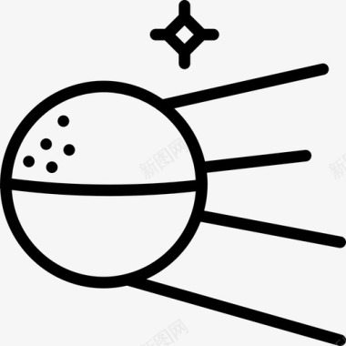 斯普特尼克号探索号任务图标图标
