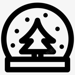 3碗雪球树雪花图标高清图片