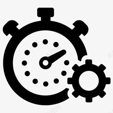 客户服务时间管理支持图标图标