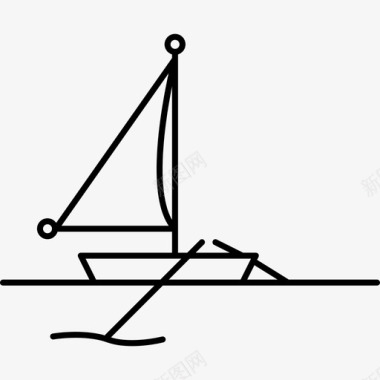 划船补充海图标图标