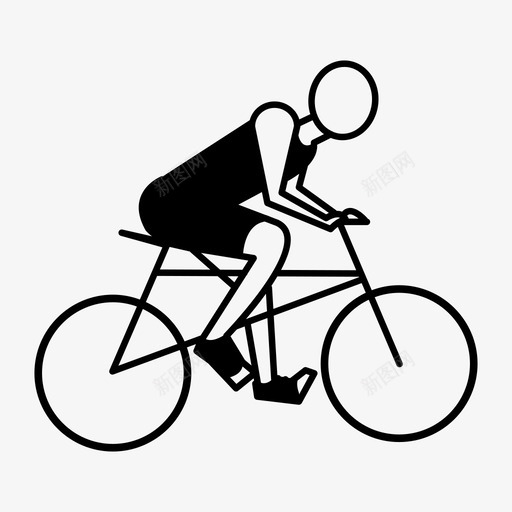 公路自行车赛公路自行车骑行图标svg_新图网 https://ixintu.com 公路自行车 公路自行车赛 功能 动作 动力 比赛 游戏 自行车 表演 骑行