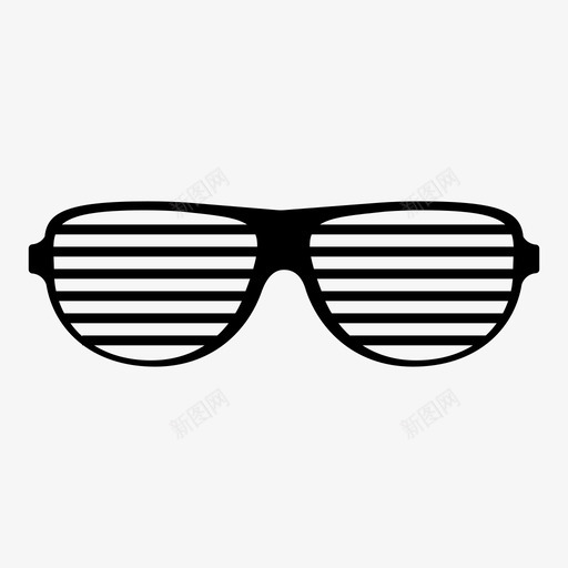 太阳镜眼镜镜片图标svg_新图网 https://ixintu.com 偏光镜 墨镜 太阳镜 字形收集 眼镜 视图 镜片