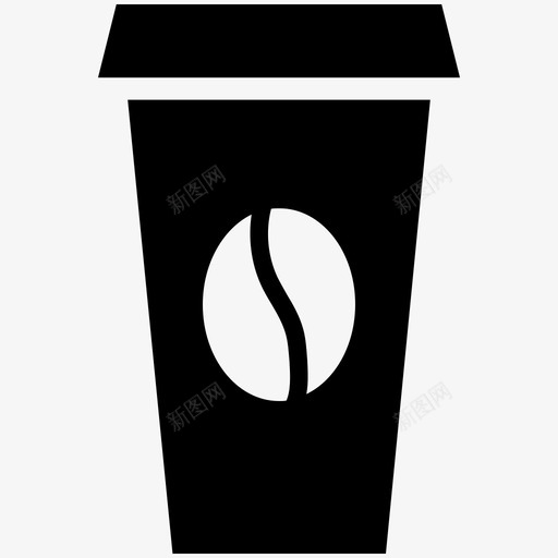 咖啡杯纸杯一次性杯子图标svg_新图网 https://ixintu.com 一次性杯子 咖啡杯 外卖咖啡 纸杯 食物酷载体图标