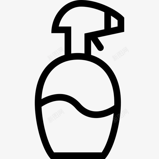 喷雾瓶展示品物品图标svg_新图网 https://ixintu.com 化妆品 卫生 发型 喷雾器 喷雾瓶 展示品 材料 物品 美容 美容轮廓