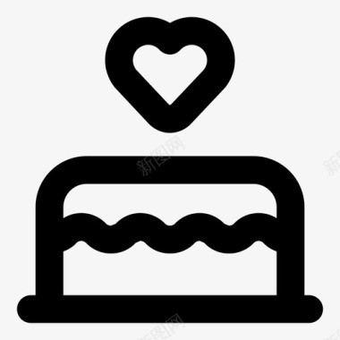 蛋糕面包店项目甜点图标图标