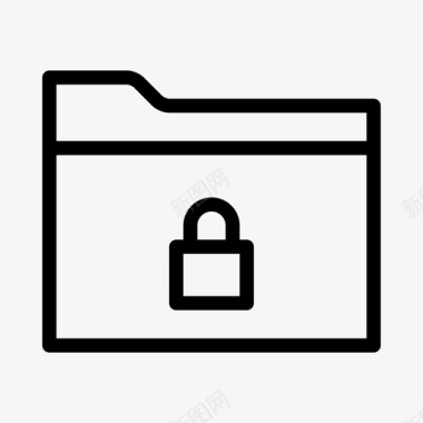 锁定文件夹安全受保护图标图标
